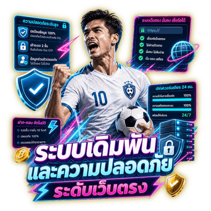ระบบเดิมพันและความปลอดภัยระดับเว็บตรง